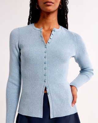 Abercrombie and Fitch, Slim Ribbed Cardigan