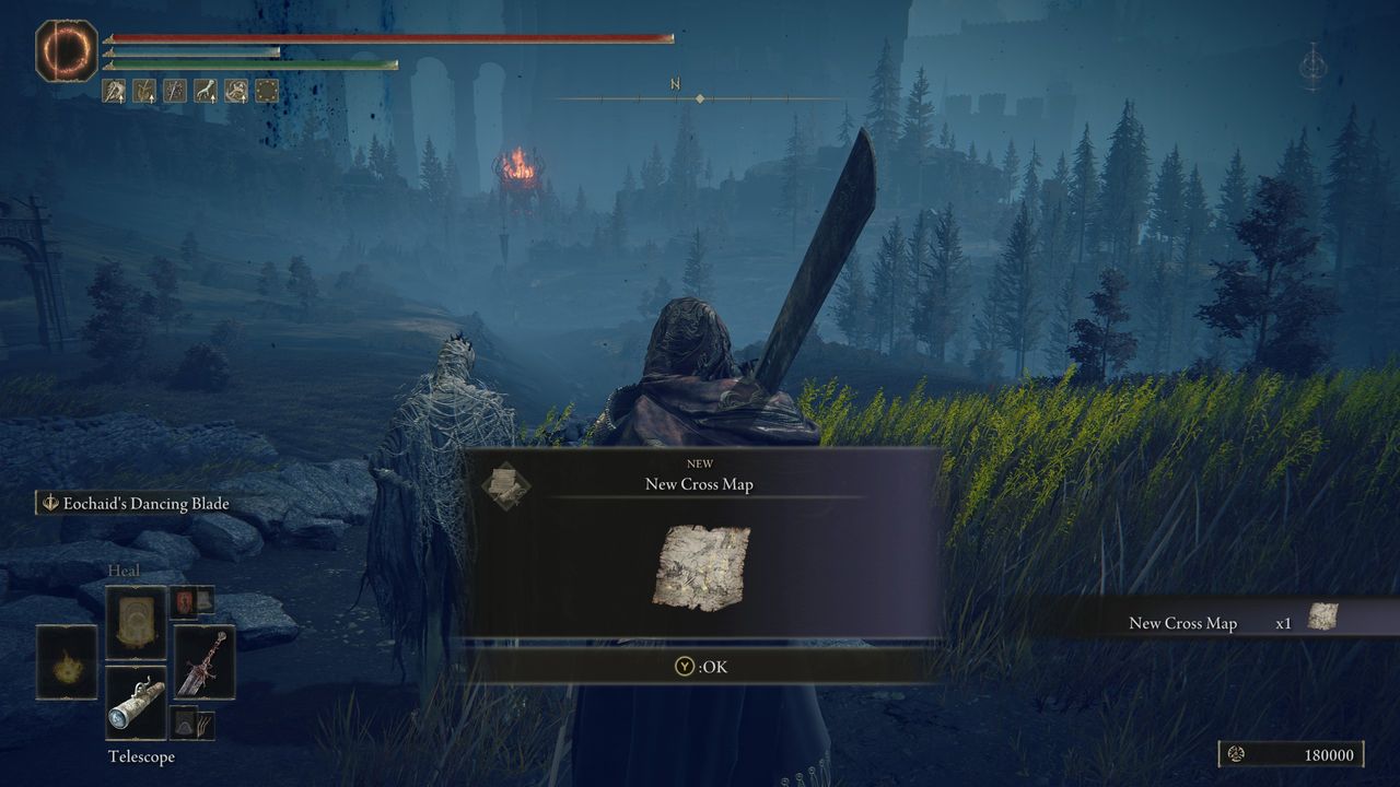 Elden Ring Hornsent quest - Cross Map
