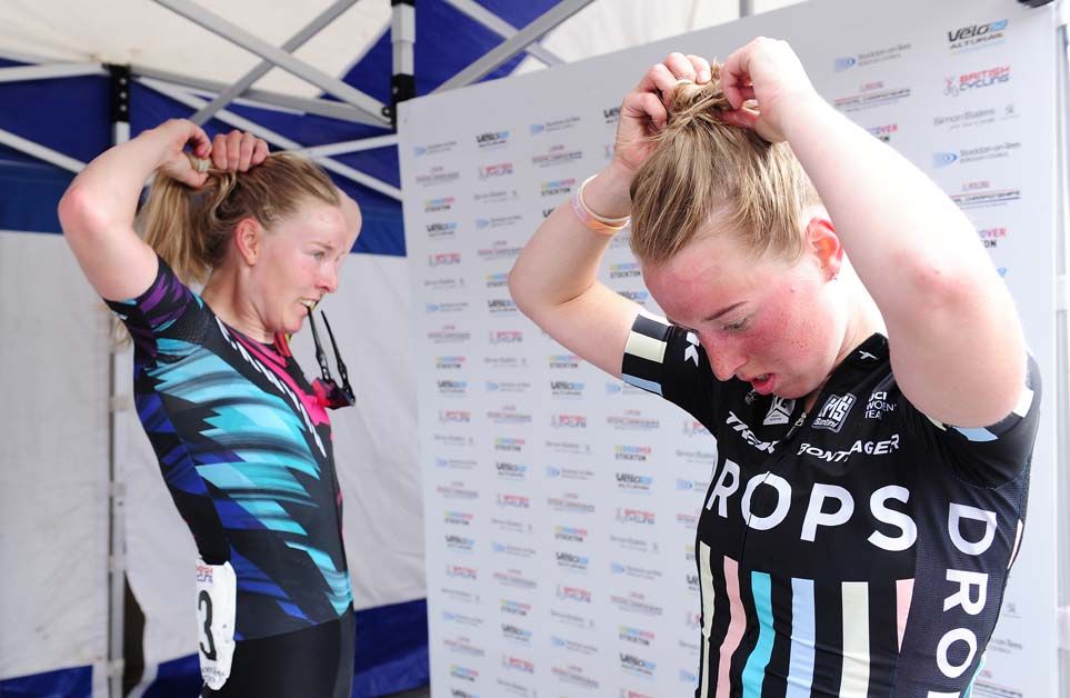 Getting ready for the podium