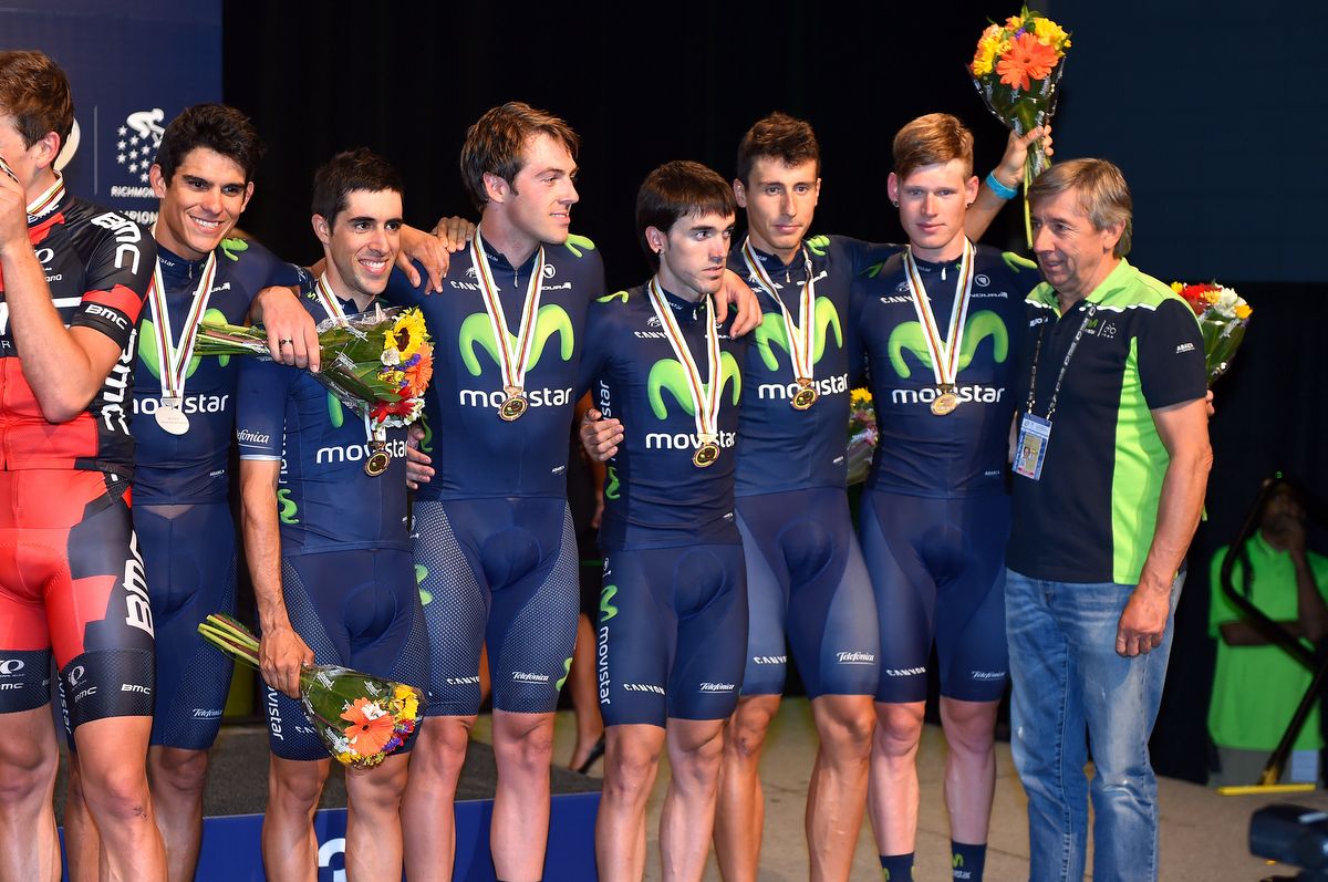 Movistar elated with its first medal in the Worlds TTT