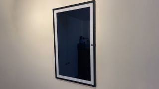 Amazon Echo Show 21 mounted on wall