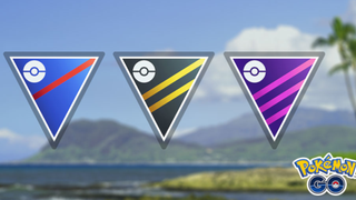Great League, Ultra League, and Master League icons from Pokemon Go