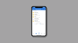 OneDrive app on iPhone