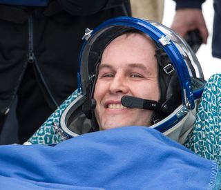 Sergey Ryazanskiy All Smiles After Landing