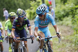 The on-going battle between GC contenders Vincenzo Nibali (Astana) and Alejandro Valverde (Movistar)
