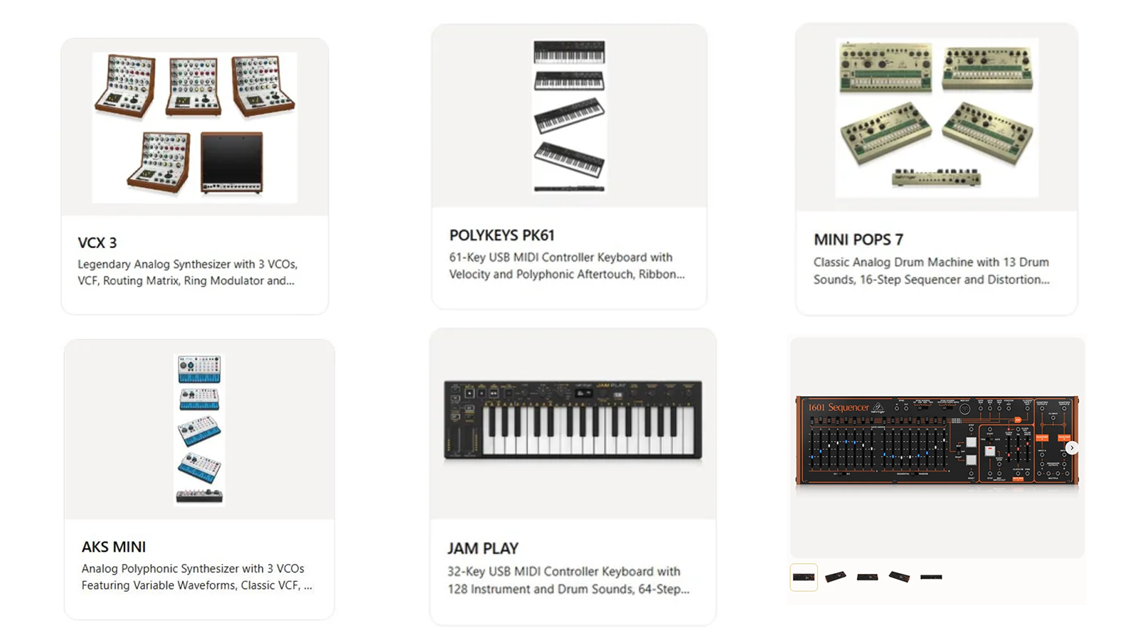 Behringer "leak" reveals 14 unreleased products, including E-mu SP-1200, Yamaha CS-80, EMS VCS 3 and Korg Mini-Pops 7 clones