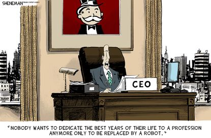 Political cartoon