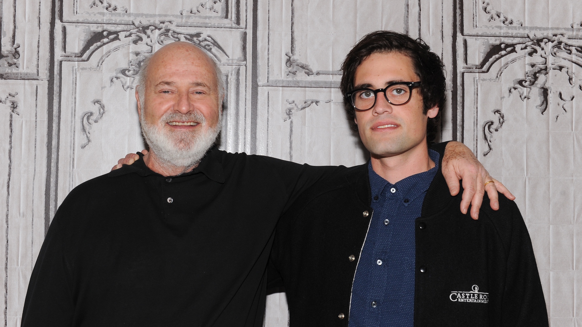 Rob and Nick Reiner posing together in 2016