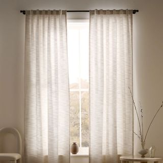 neutral sheer curtains