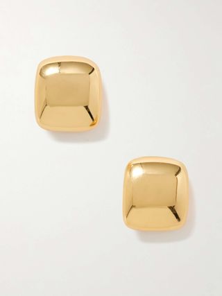 Pebble Gold-Plated Earrings