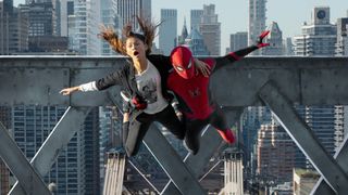 Tom Holland and Zendaya in Spider-Man: No Way Home