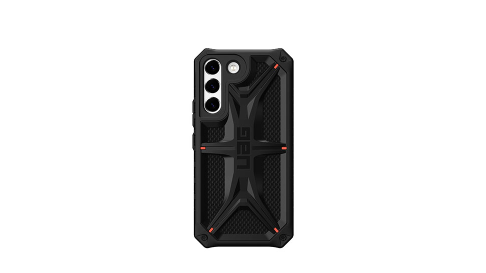 An Urban Armor Monarch Kevlar case for the Galaxy S22