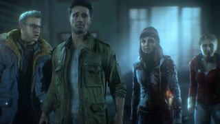 A screenshot showing characters from Until Dawn