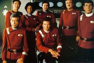 The crew of the USS Enterprise from