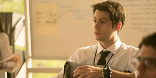 Dylan O'Brian as Stiles in Teen Wolf.
