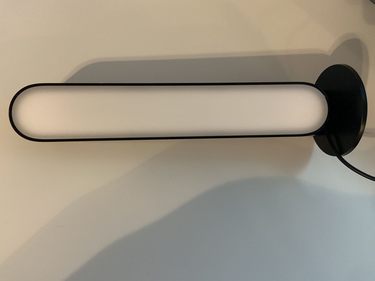 Philips Hue Play Bar in a horizontal position