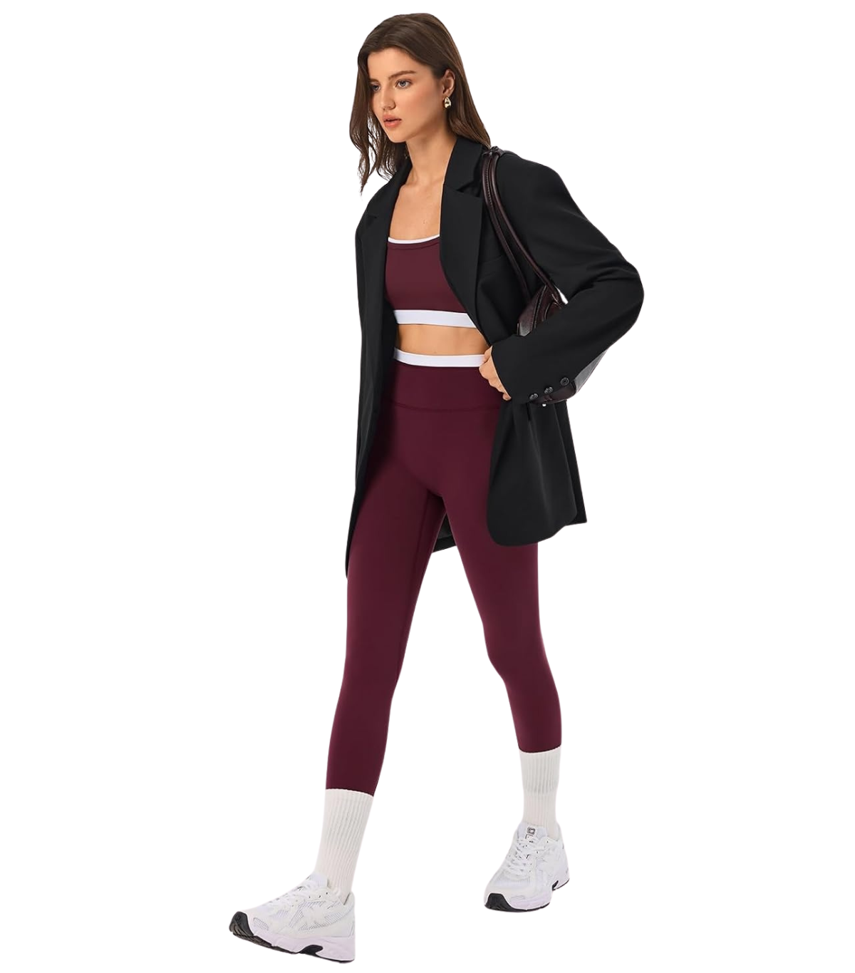 INNO MINT, Seamless Yoga Leggings with Padded Sports Bra