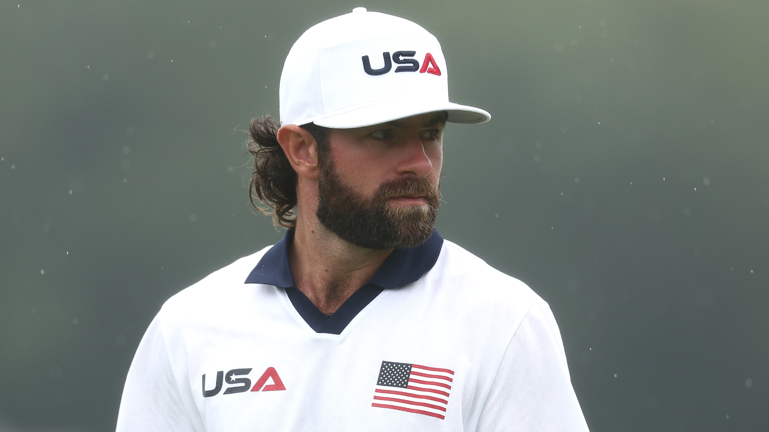 Cameron Young in a Ryder Cup practice round