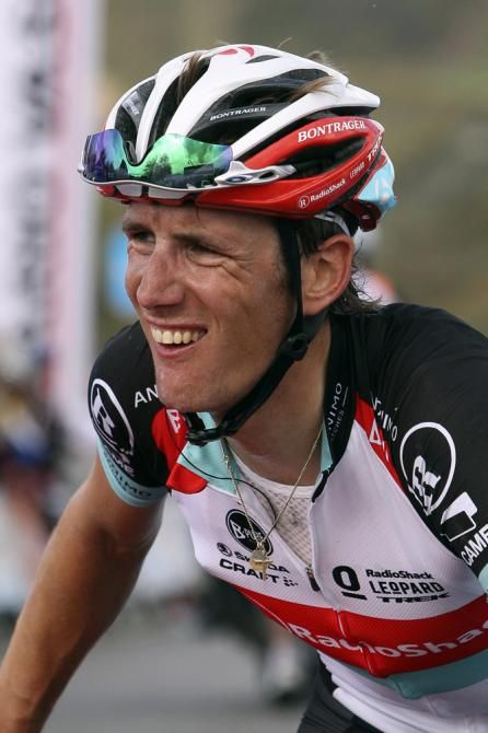 Andy Schleck (RadioShack Leopard) in action at Pais Vasco