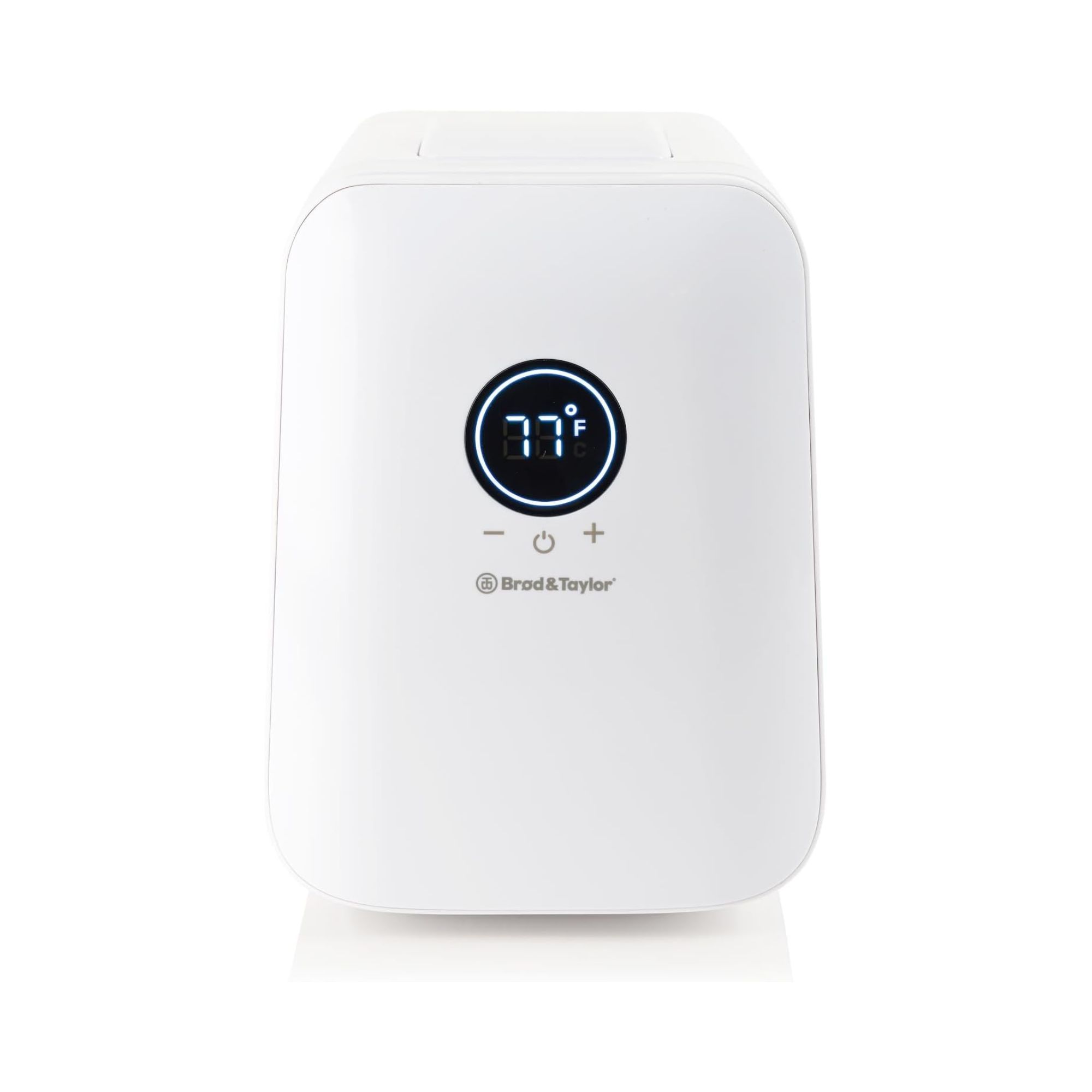 White rectangular sourdough warming appliance with black temperature monitor