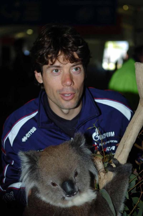 Freire was always making friends at the Tour Down Under