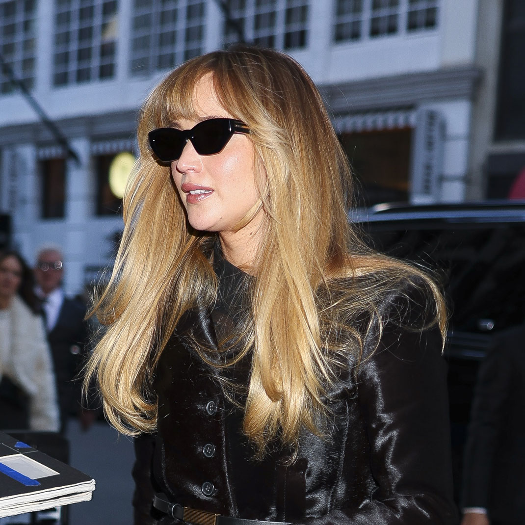 Jennifer Lawrence wearing a blazer