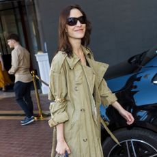 Alexa Chung wears Mango