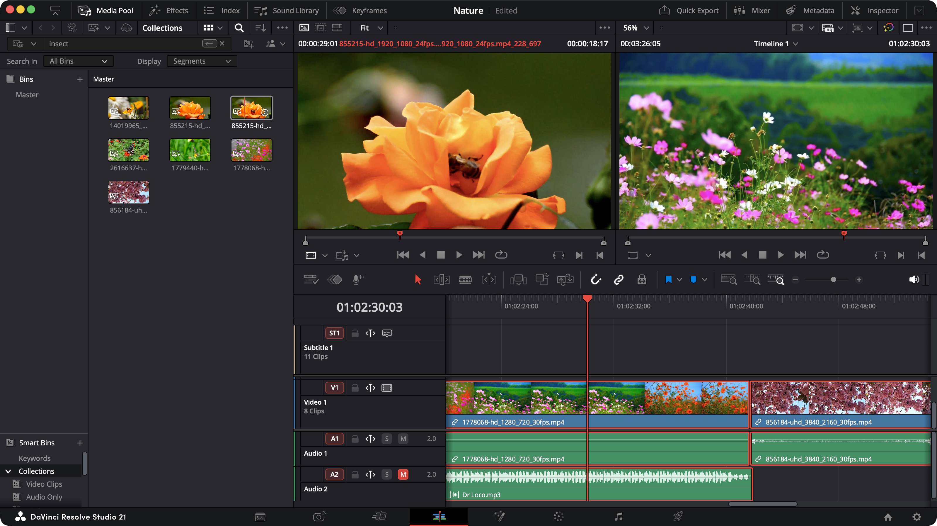 Using Blackmagic Design's Resolve Studio 21 during our review process