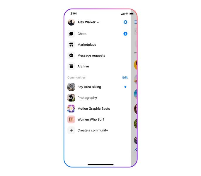 Meta's new Community Chats feature coming to Messenger and Facebook.