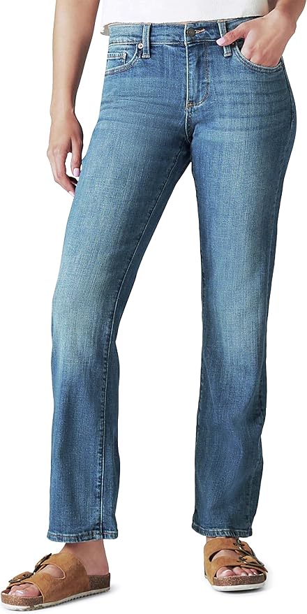 Lucky Brand, Lucky Brand Womens Mid Rise Easy Rider Bootcut Jean, Tanzanite, 27w X 32l Us