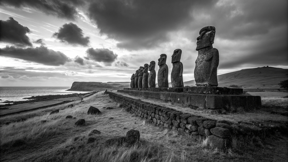 Moai Stones (AI image)