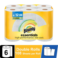 Bounty Essentials Paper Towels, 6-Pack