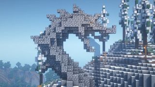 Minecraft builds - a dragon statue by Master Majesty