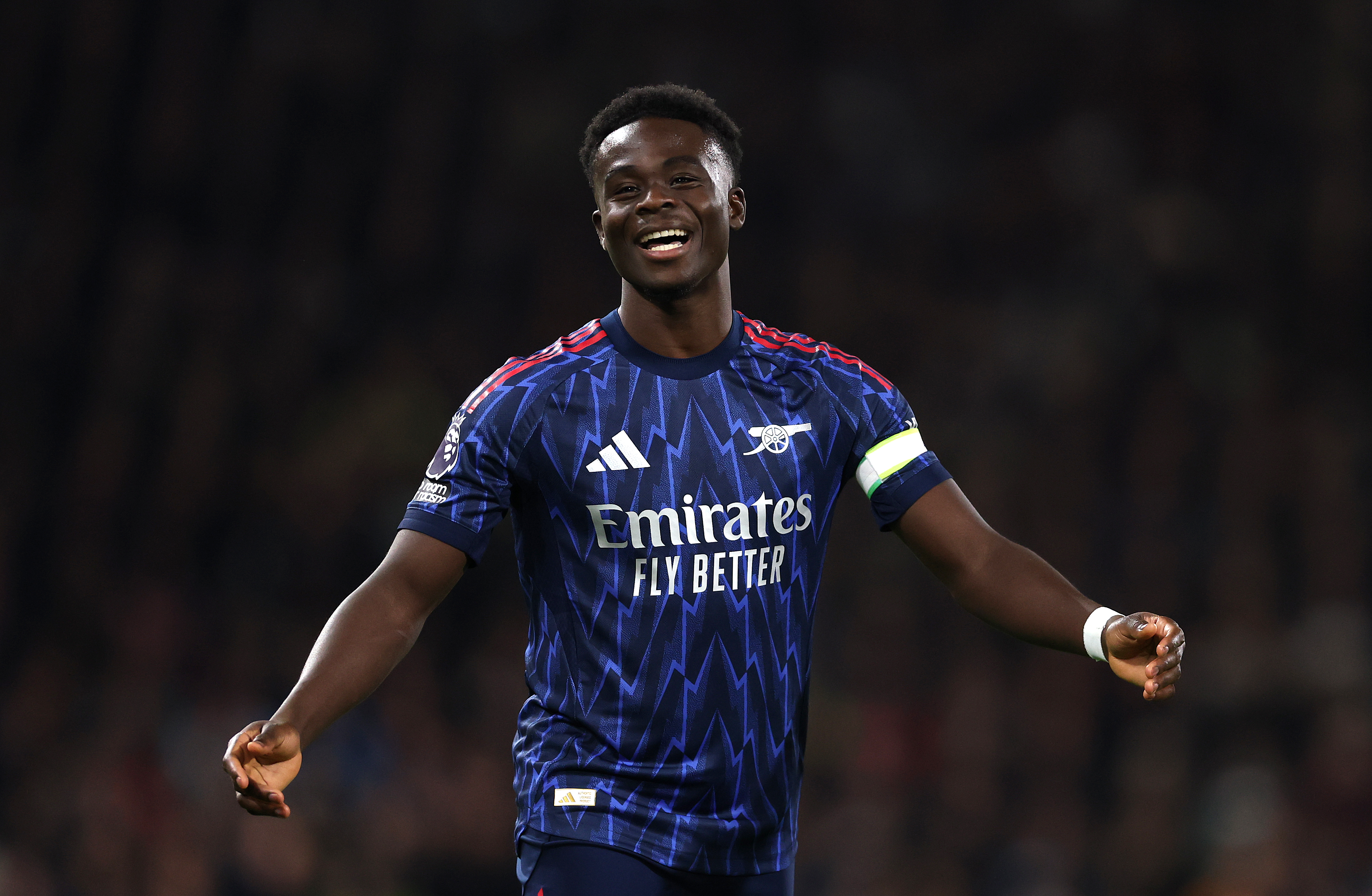 Arsenal winger Bukayo Saka