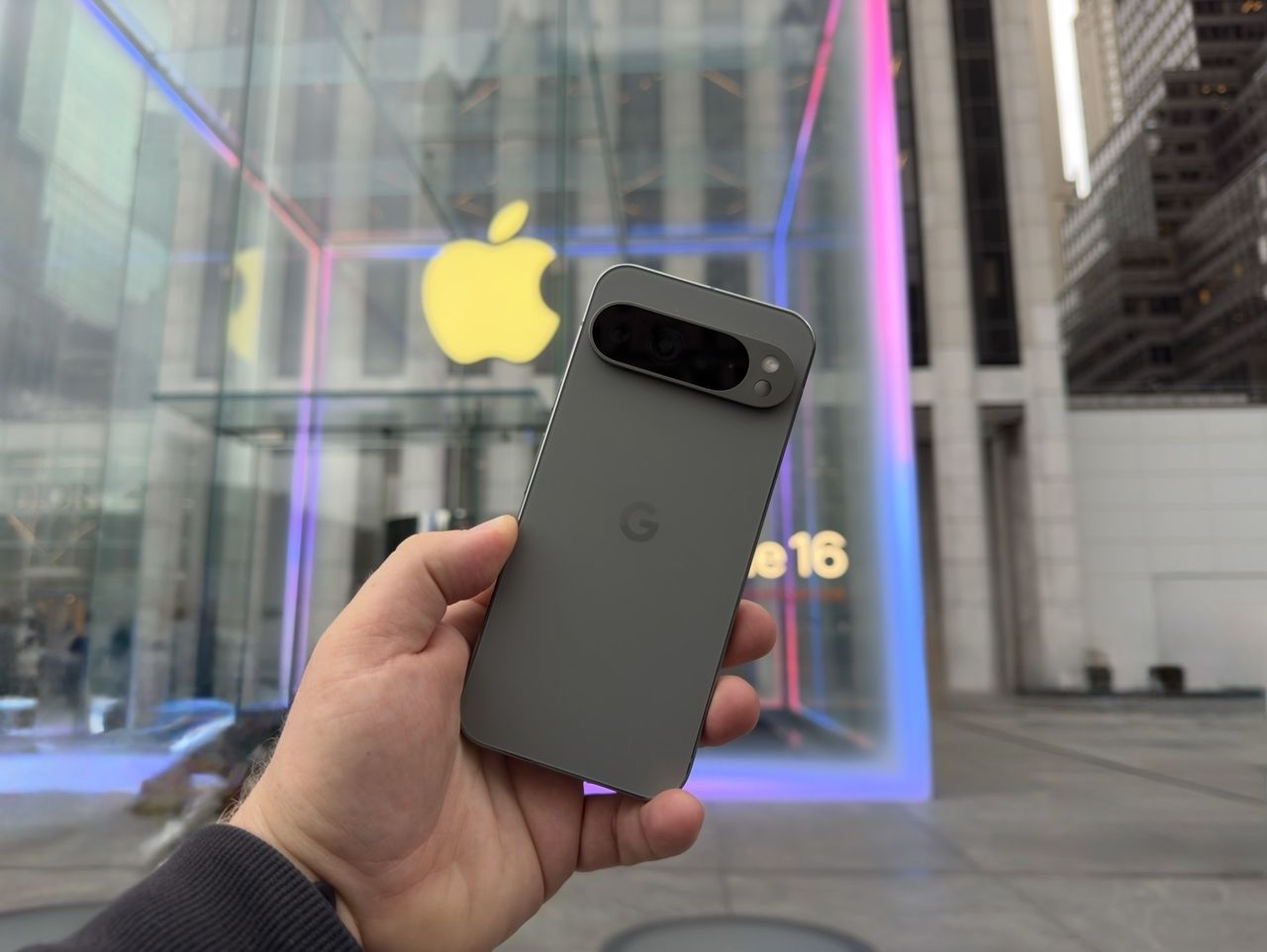 Apple Clean Up results using iPhone 16 Pro Max