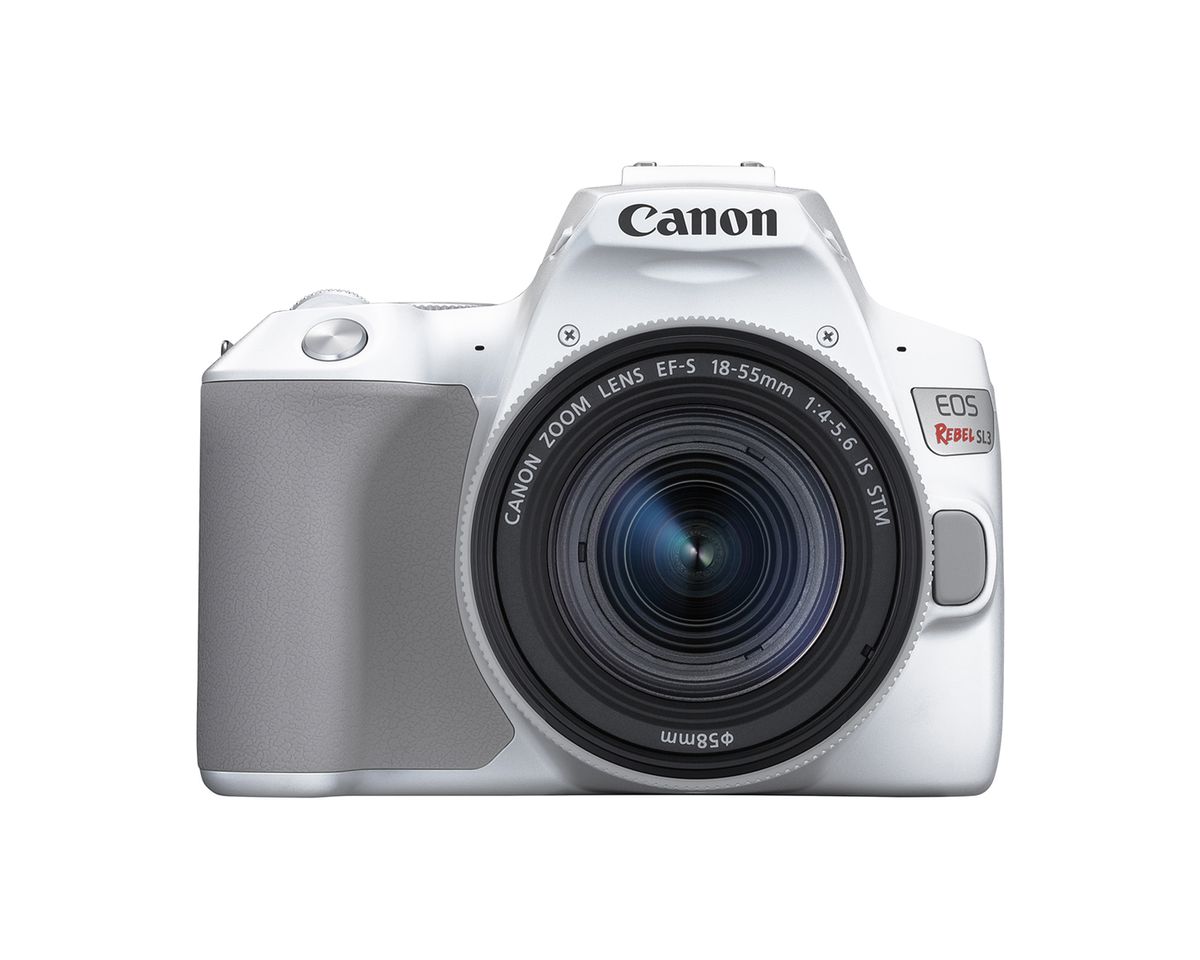 The Canon EOS 250D will come in three finishes: black, white or silver. The Canon EOS Rebel SL3 will come in black or white.
