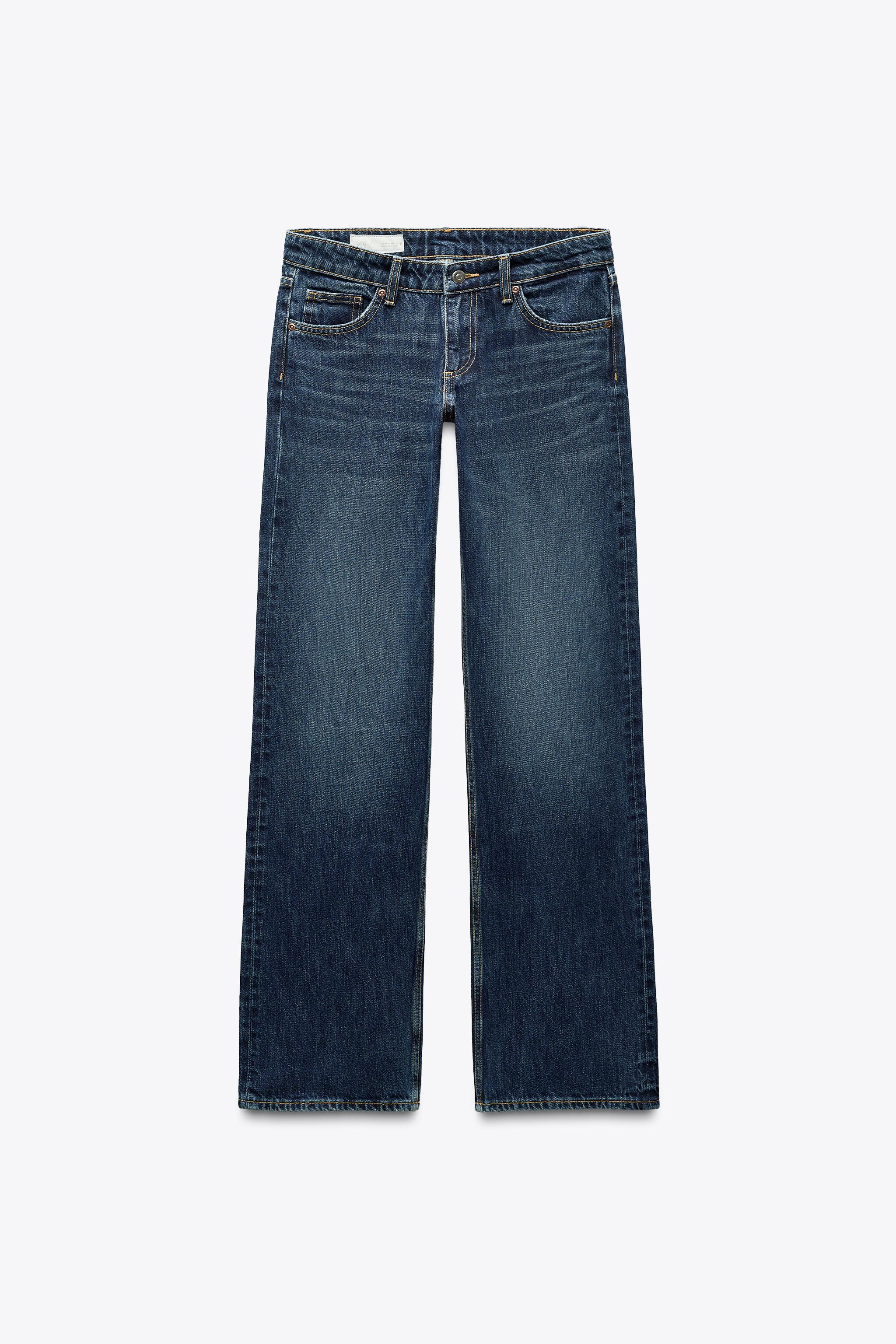 Trf Low-Rise Wide Leg Jeans