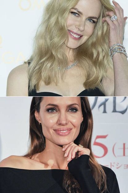 Nicole Kidman and Angelina Jolie in Mr. and Mrs. Smith