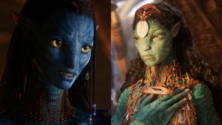 Neytiri and Ronal in Avatar: The Way of Water