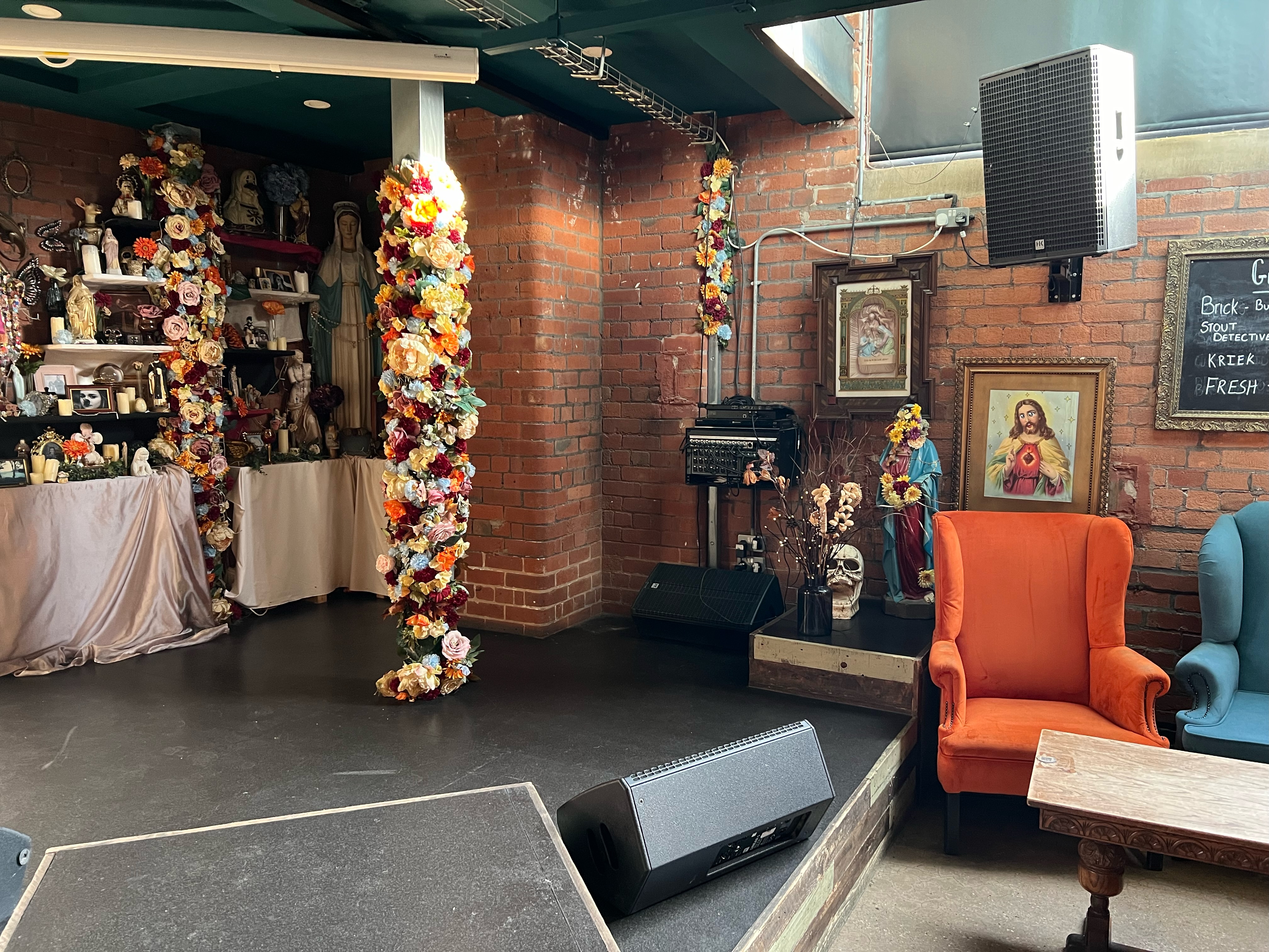 Interior of Church &amp;ndash; Temple of Fun with new AtlasIED sound system.