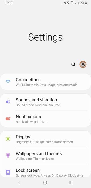 Samsung One UI and Android 9 Pie