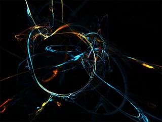 abstract image represents string theory