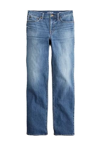 Petite Mid-Rise '90s Classic Straight-Fit Jean in Birchwood Wash