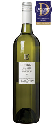 DWWA 14 International Trophy, McGuigan The Shortlist Semillion Australia 2007