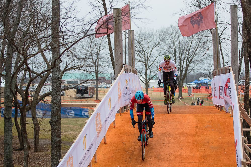 Powers and White in the flyover at Ruts 'n' Guts