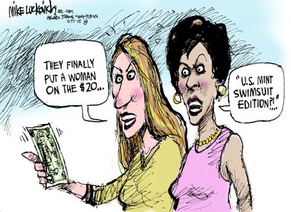 Editorial cartoon U.S. equality