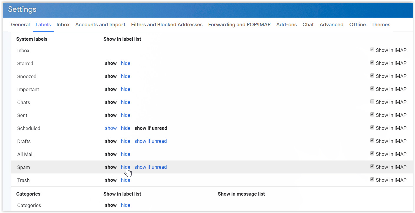 Keep track of priorities by labelling messages