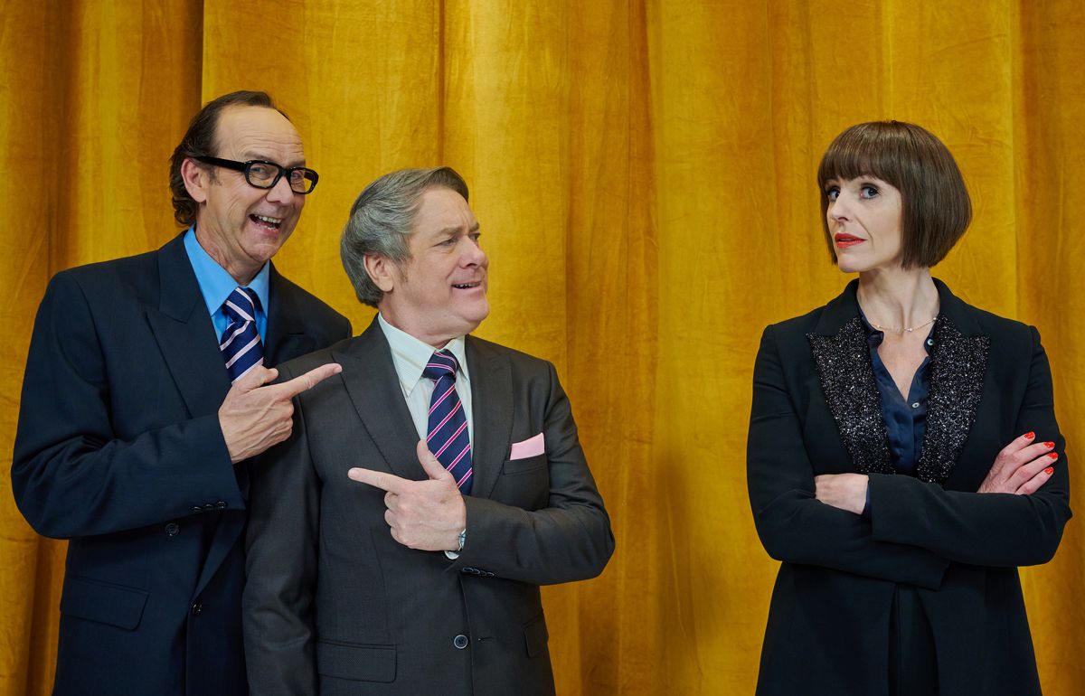 Christmas Carole on Sky Max sees Suranne Jones&#039; mean character taught a lesson by the ghosts of Morecambe &amp; Wise.