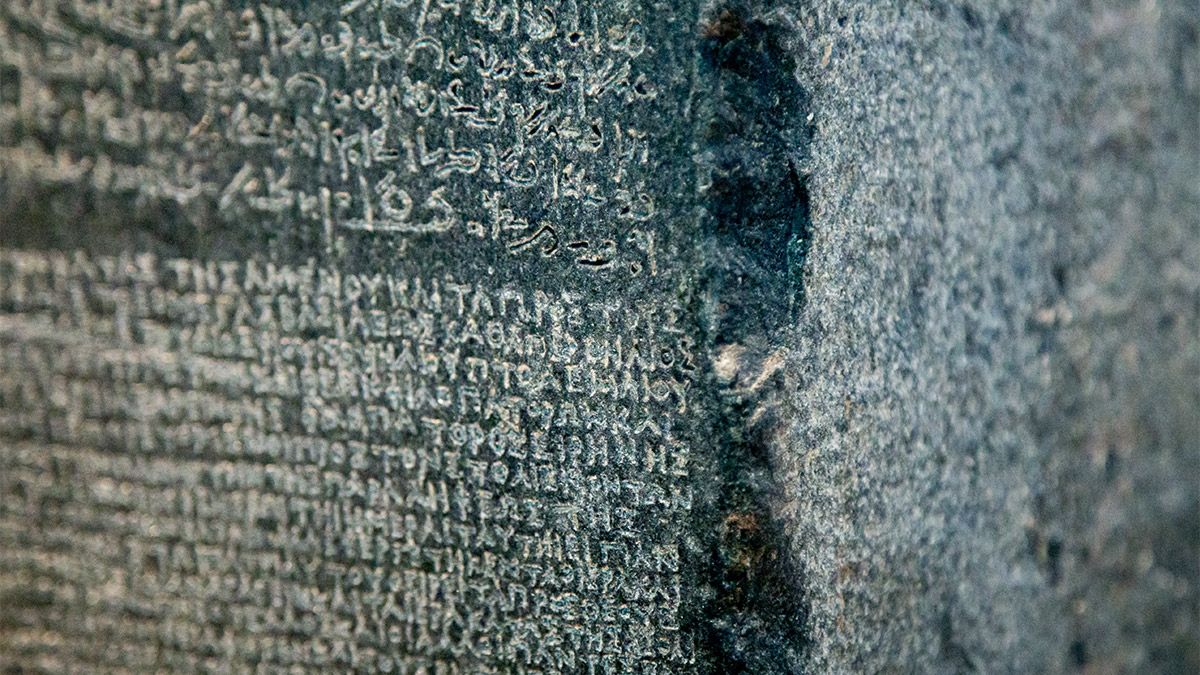 rosetta stone actual stone