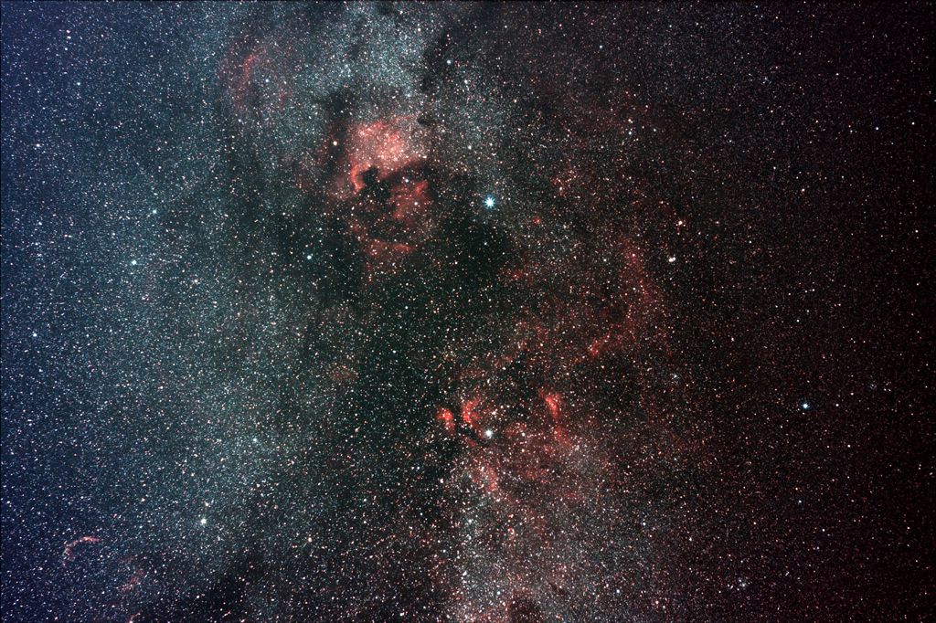 Northern constellation Cygnus by Josh Knutson